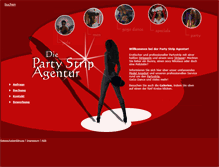 Tablet Screenshot of party-strip-agentur.de